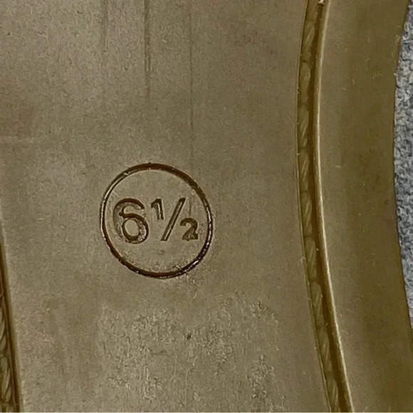 J. Crew Lottie tassel grey suede pointed toe ballet flats balletcore size 6.5 - Picture 6 of 7